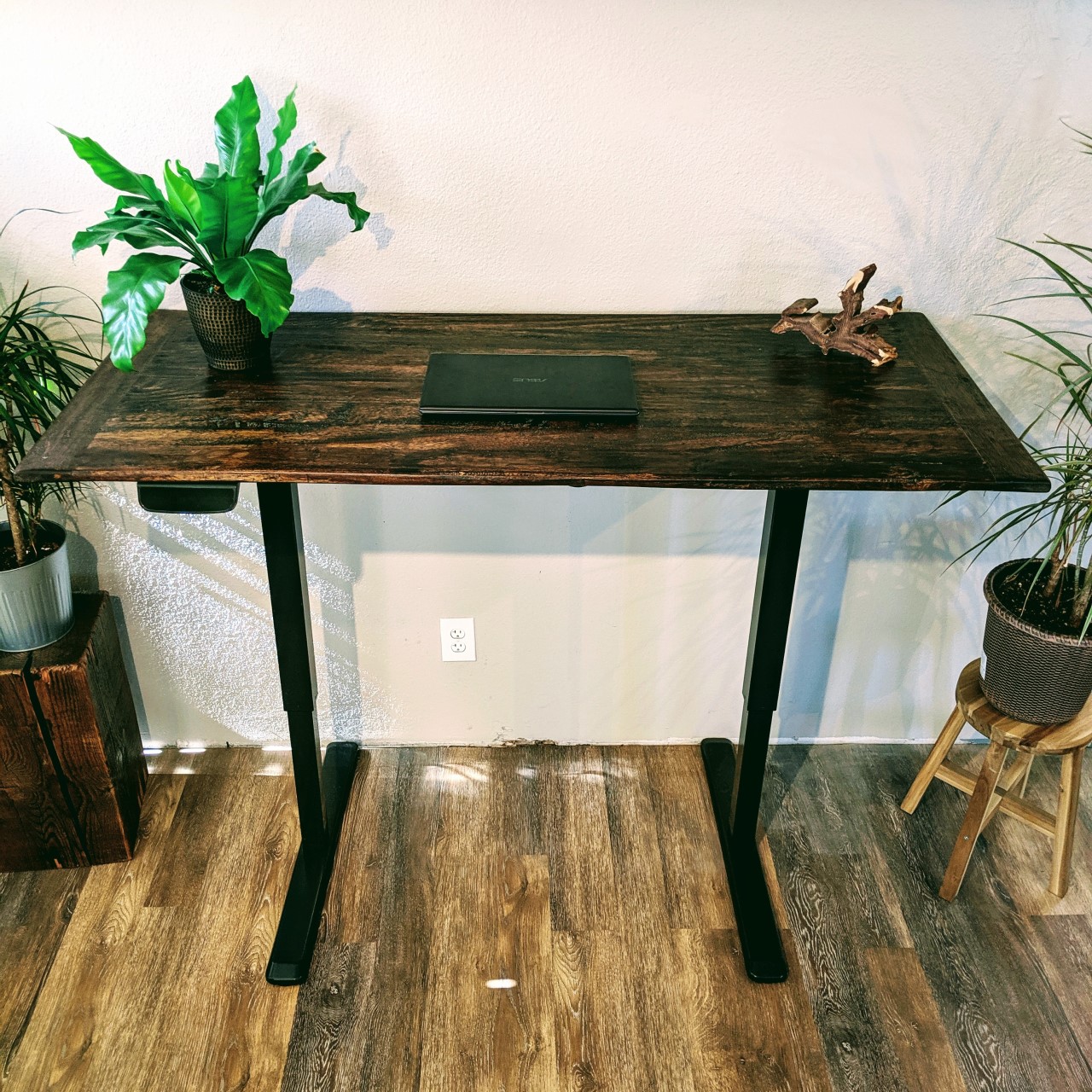 Reclaimed Wood Standing Desk Reclaimed Wood San Diego