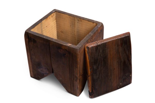 Cedar Plank Box Stool