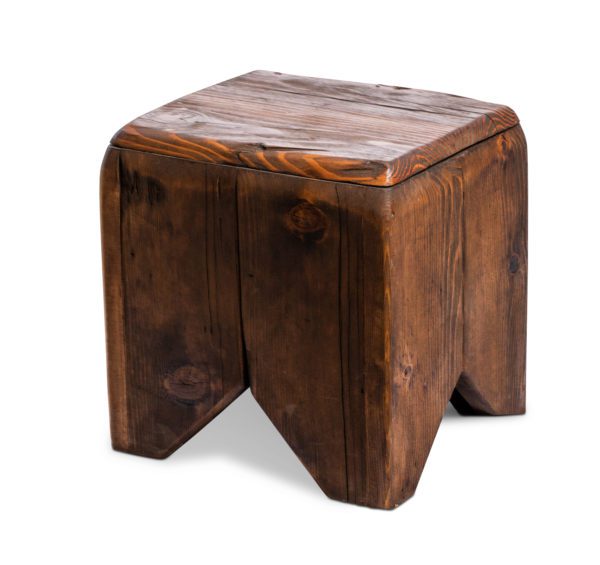 Cedar Plank Box Stool